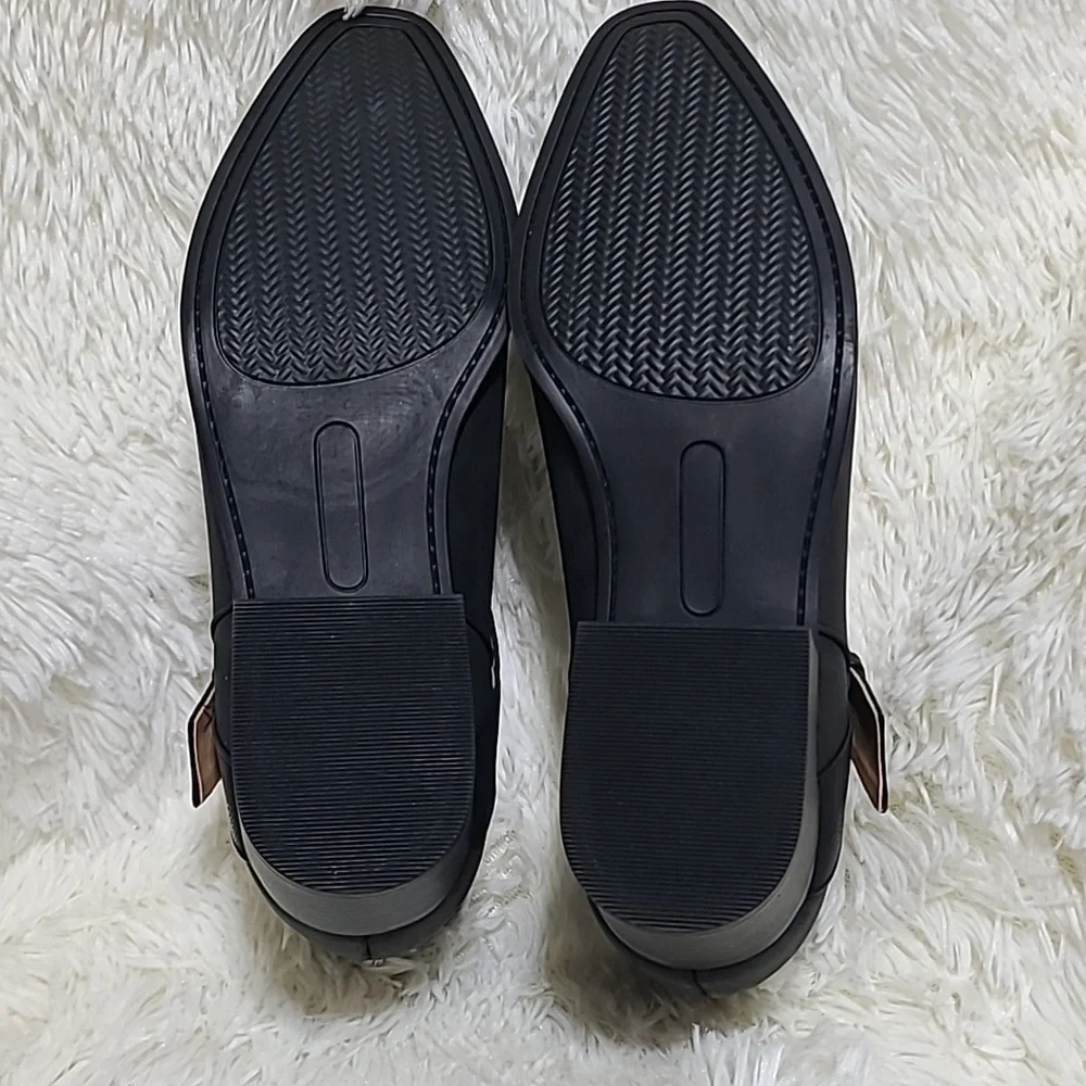 WONDERLY Black Ankle Boots with Buckle‎ 1.4